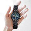 AirForce Badge Watch Stainless Steel Black SS1 (5)