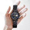 Navy Rating Watch Stainless Steel Black SS1 (1)