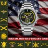 1 Army Branch Watches Men Silver SS14