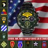 1 Commissioned Officer Ranks In The Army Army Division Black Stainless Steel Watch SS9 1