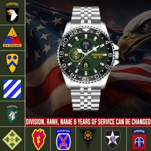 1 Custom ARMY DIVISION military watches ss8