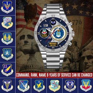 1 Custom Air Force Command Stainless Watch ss13
