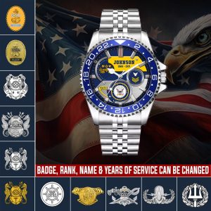 1 United States Navy Seals Logo Navy Badge Stainless Steel Silver Watch SS10 1