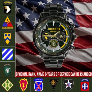 1 Us Army Division Personalised Watch SS14