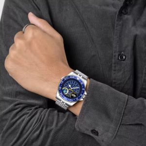 Air Force In Uniform Airforce Badge Stainless Steel Silver Watch SS7 2