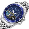Air Force In Uniform Airforce Badge Stainless Steel Silver Watch SS7 5
