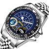 Air Force In Uniform Airforce Badge Stainless Steel Silver Watch SS7 6