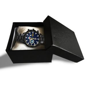 Air Force Military Ranks Airforce Command Black Stainless Steel Watch SS8 3