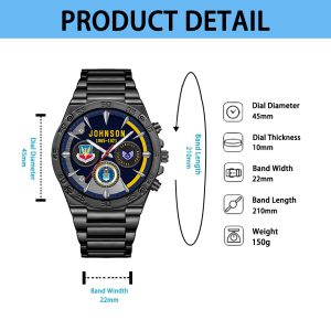 AirFocre Command Watches Men Silver SS14 4