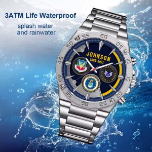 AirFocre Command Watches Men Silver SS14 9