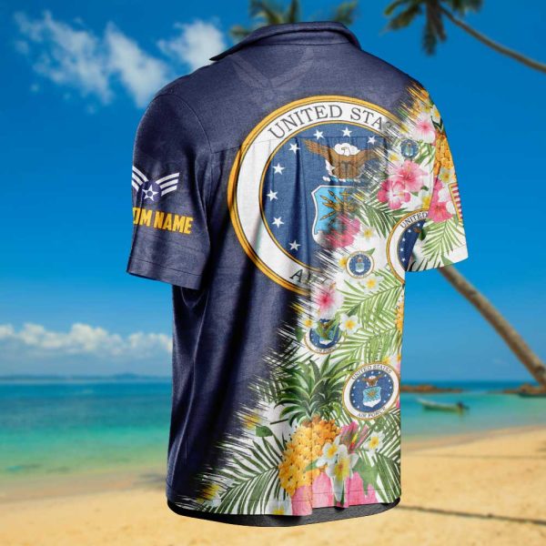 AirForce Badge Aloha Shirt 5