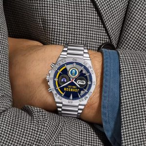 AirForce Badge Watches Men Silver SS14 8