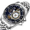Aircraft Carrier Ford Stainless Steel Silver Watch 1