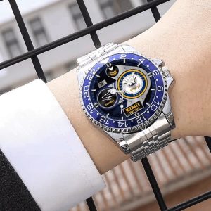 Aircraft Carrier Ford Stainless Steel Silver Watch 3