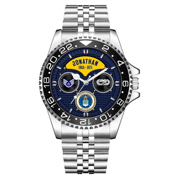 Airforceacademy Airforce Badge Stainless Steel Silver Watch SS9 10