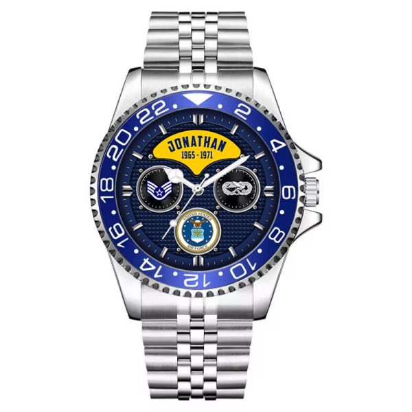 Airforceacademy Airforce Badge Stainless Steel Silver Watch SS9 2