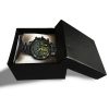 American Military Ranks Army Division Black Stainless Steel Watch SS7 7