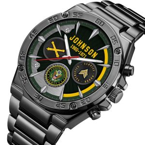 Army Branch Watches Men Silver SS14 3