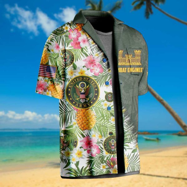 Army Branches Aloha Shirt 4