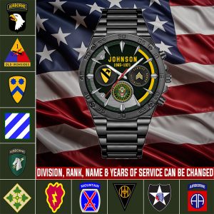 Army Division Watches Men Silver SS14 2