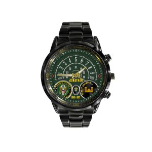 Army Enlisted Rank Insignia Army Branch Black Black Stainless Steel Watch SS7 6