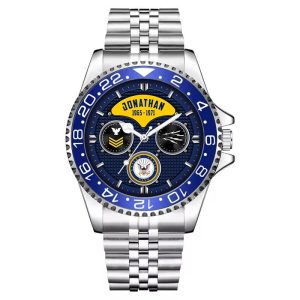 Body Fat Percentage Calculator Navy Navy Rating Stainless Steel Silver Watch SS9 5