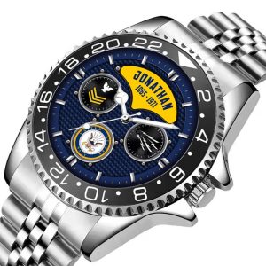 Body Fat Percentage Calculator Navy Navy Rating Stainless Steel Silver Watch SS9 9