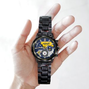Columbia Class Submarine Navy Rating Black Stainless Steel Watch SS10 7
