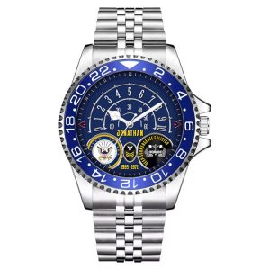 Constellation Class Frigate Navy Badge Stainless Steel Silver Watch SS7 8