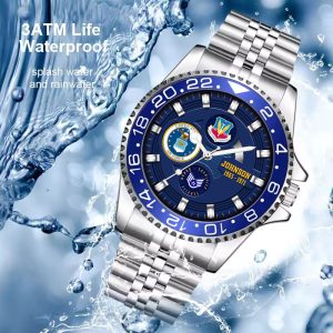 Custom AIR FORCE COMMAND Military watches SS8 3