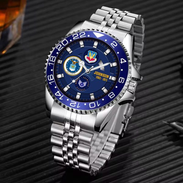 Custom AIR FORCE COMMAND Military watches SS8 4