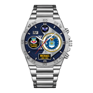Custom Air Force Command Stainless Watch ss13 2