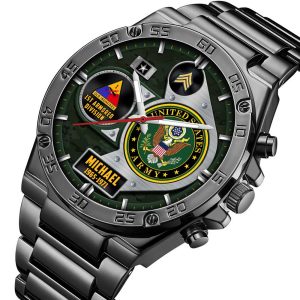 Custom Army Division stainless Watch ss13 2