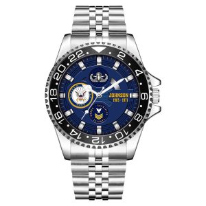 Custom NAVY BADGE Military watches ss8 1