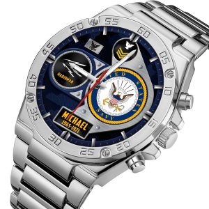 Custom Navy Rating Stainless Watch ss13 4