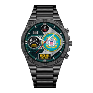 Custom USCG Rating Stainless Watch ss13 1