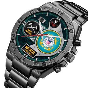 Custom USCG Rating Stainless Watch ss13 2