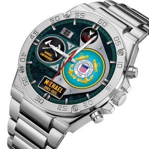 Custom USCG Rating Stainless Watch ss13 4