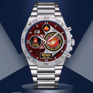Custom USMC Battalion Stainless Watch ss13 6