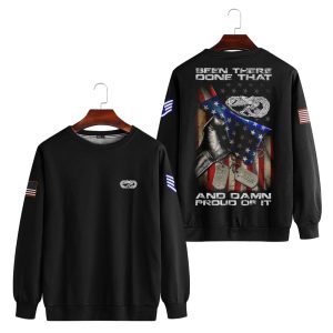 Customized US Air Force Badge Been There Done That And Damn Proud Of It Apparel 12
