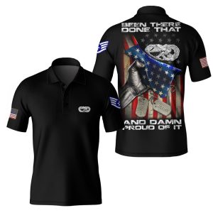 Customized US Air Force Badge Been There Done That And Damn Proud Of It Apparel 15