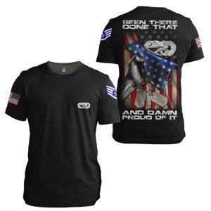 Customized US Air Force Badge Been There Done That And Damn Proud Of It Apparel 24