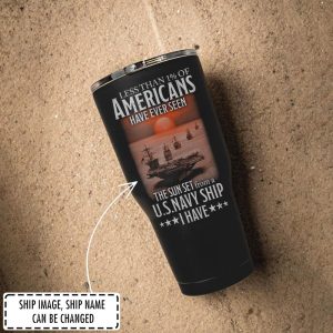 Customized US Navy Ship Tumbler 6