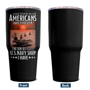 Customized US Navy Ship Tumbler 9