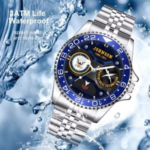 Ford Class Carriers Stainless Steel Silver Watch 2