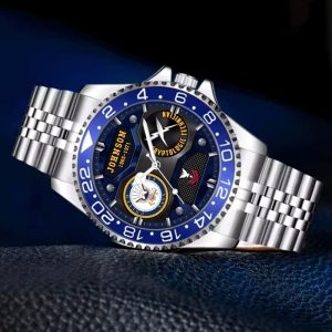 Ford Class Carriers Stainless Steel Silver Watch 6