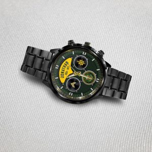 Military Ranks Army Officer Army Branch Black Black Stainless Steel Watch SS9 3