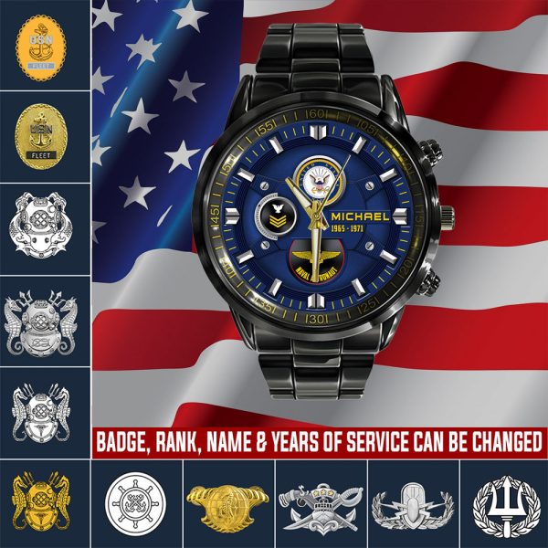 Navy Badge Ads