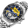 Navy Bage Stainless Steel Silver Watch SS10 7