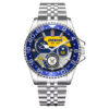 Navy Rating Stainless Steel Silver Watch SS10 2